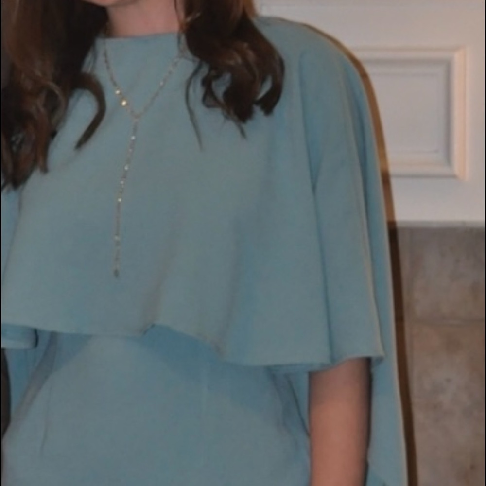 Blue cocktail dress